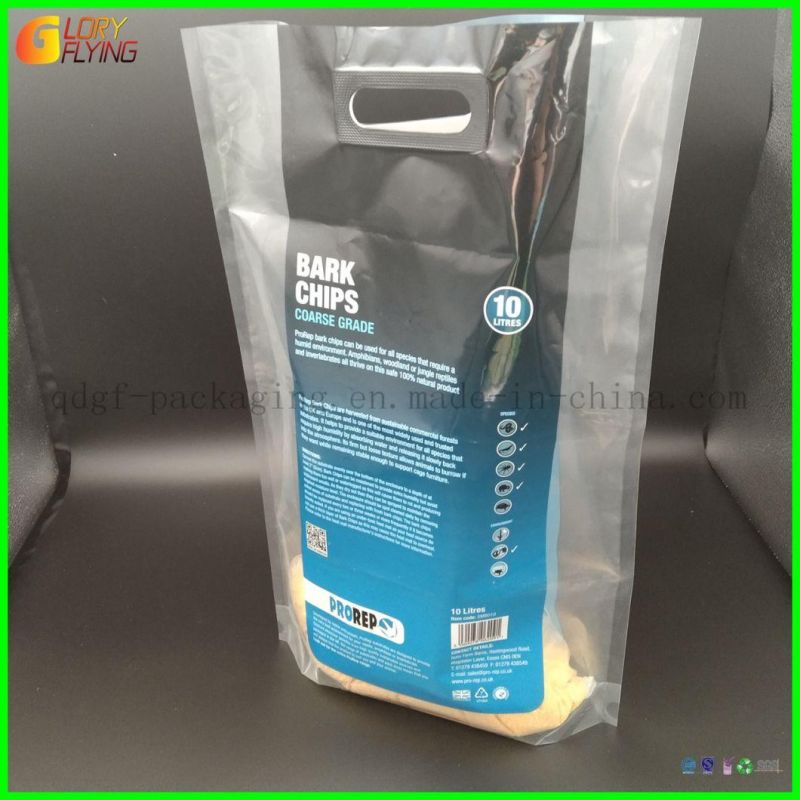 Pet Food Plastic Bag with Hand Ironing Handle