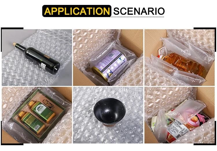Custom Protective Packaging Buffer Bag Inflatable Air Four Column Tubes