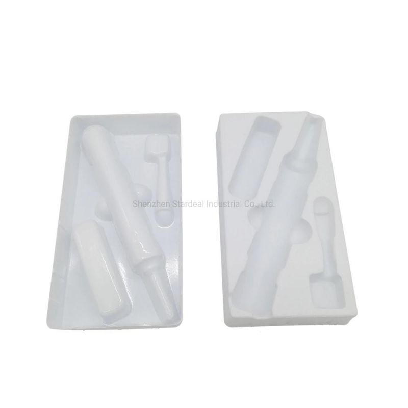 Plastic Flocking Thermoformed PS Cosmetic Packaging Trays