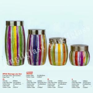 Good Quality Colorful Storage Glass Jar