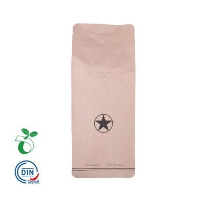 Manufacturer Custom Printing Aluminum Foil Kraft Coffee Bag/Custom Printing Coffee Bag