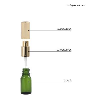 10ml/30ml/50ml/100ml Sustainable Green Essential Oil Pump Bottle