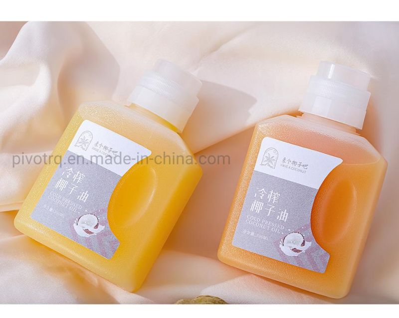 390ml PP Coconut Oil Bottle Round Sea Coconut Snow Pear Cream Yangzhi Manna Bottle Juice Bottle