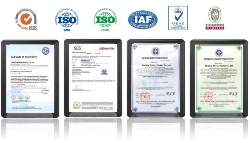 2020 NSF Certificate Manufacture 5kg 10kg Rice Bags Zipper Handle Plastic Bag