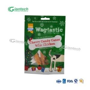 Food Grade Packaging Custom Sizes Three Side Seal Bag for Pet Food Fish with Open Window