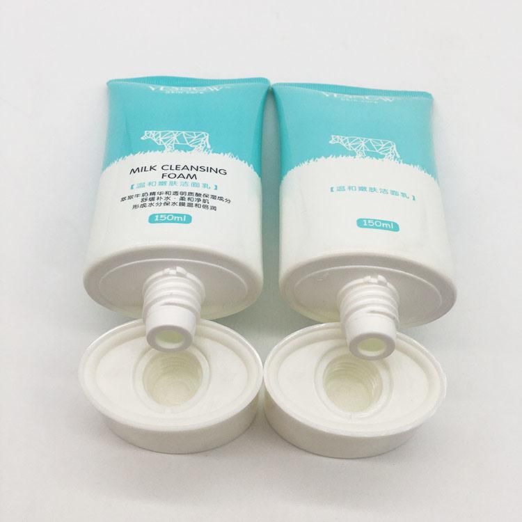 Skin Care Tube Flat Oval Tubes Plastic Bb Cream Tube