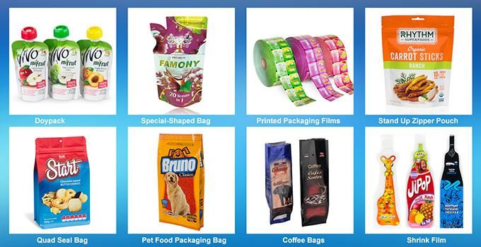 Special Shape Flexible Packaging Stand up Pouch with Apple Spout