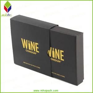 Gold Stamping Black Card Paper Luxury Paper Gift Box