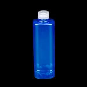 100ml Square Empty Clear Blue Pet Plastic Travel Sample Bottle Skin Care Liquid Spray Bottles