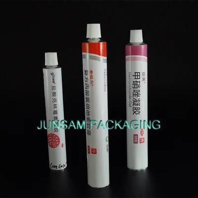 Collapsible Aluminium Soft Packaging Tube Cosmetic Cream Offset Printing Hair Dyeing Containter