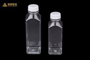 350ml Plastic Bottle Juice Bottle Mineral Water Bottle Transparent Disposable Bottle with Plastic Cover