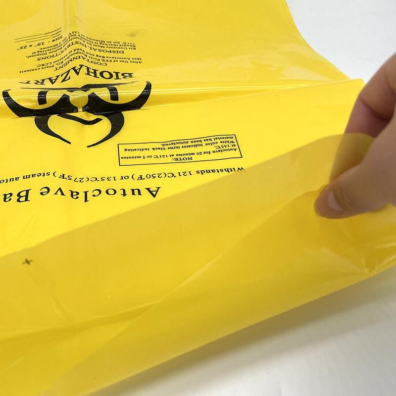 High Quality Plastic Danger Bio-Medical Biohazard Waste Bag