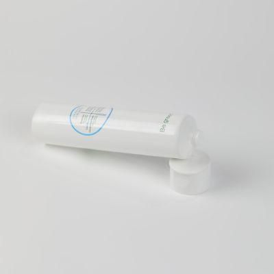 Eco Friendly Plastic Cream Tube Sugar Cane Paper Refillable White Black Cosmetic Containers Soft Tube