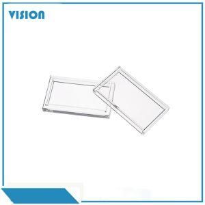 Simple Plastic Packaging Square Shape Transparent Cosmetic Case