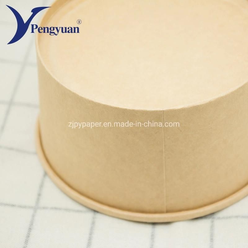 Paper Disposable Food Container Kraft Paper Bowl Food Bowl