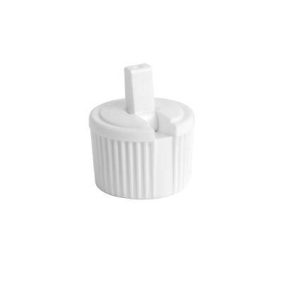 China Supplier 24/410 White Plastic Flip Top Turret Cap