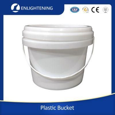 Customized Color 5 Gallon Food Grade Plastic Paint Pail with Lid and Handle