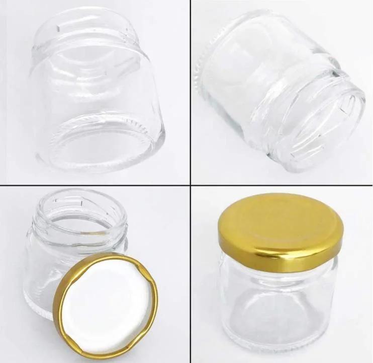 25ml 35ml 50ml Mini Glass Jars for Sweet Honey Sweet Jams Packaging with Screw Lids