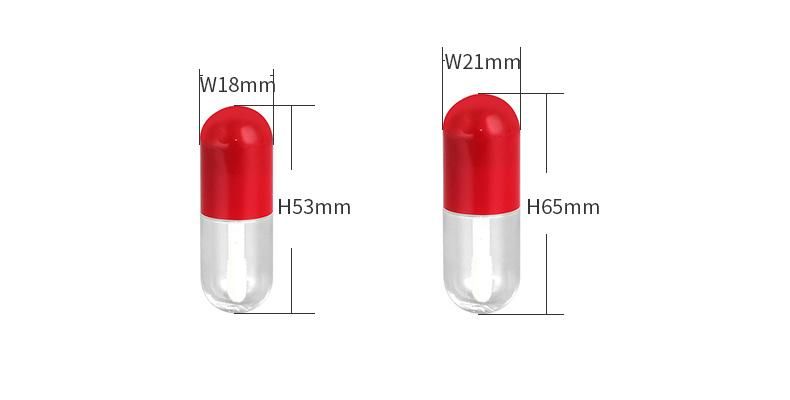 in Stock Mini Capsule 3ml 4ml Popular Cute Kid Cosmetic Liptint Bottle Round Lip Gloss Tubes