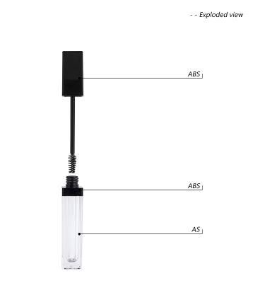 8ml Empty Mascara Bottle Plastic Cosmetic Container