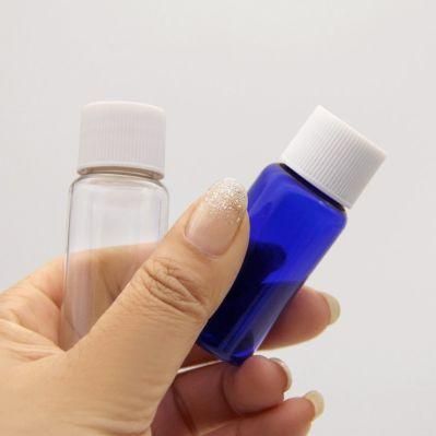 15ml Pet Vial Bottle with Screw Cap and Inner Plug for Cosmetic Sample Bottle
