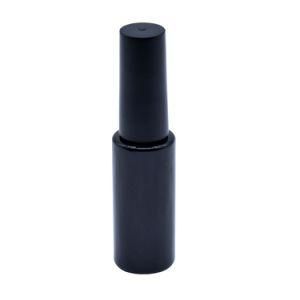 Hot Selling 10ml Round Black Coating Gel Nail Polish Glass Bottle with Brush