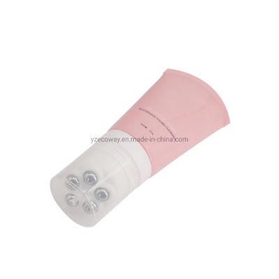 Hot Selling 120g Customized Pink Soft Tube with Roller Ball Applicator
