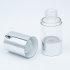 Wholesales 15ml 30ml 40ml 50ml Luxury as Silver Aluminum Frosted Cosmetic Plastic Airless Pump Bottle