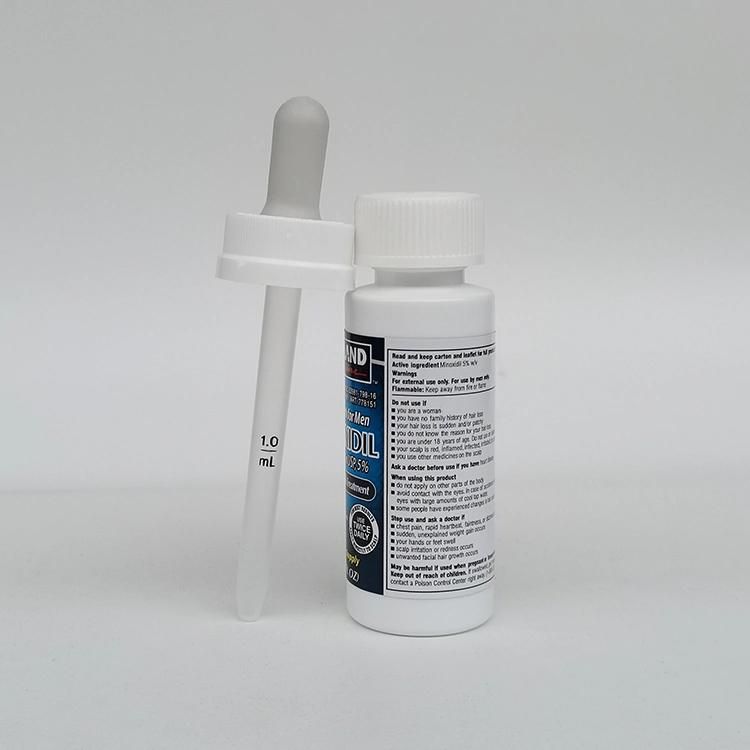 1 Ml Child Resistant Cap Plastic Dropper for Kirkland Minoxidil