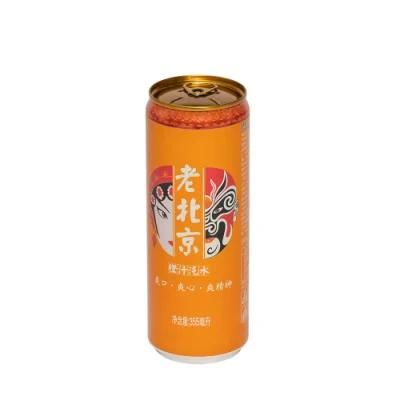 Sleek 355ml Aluminum Beverage Cans with 202 Sot Can Ends