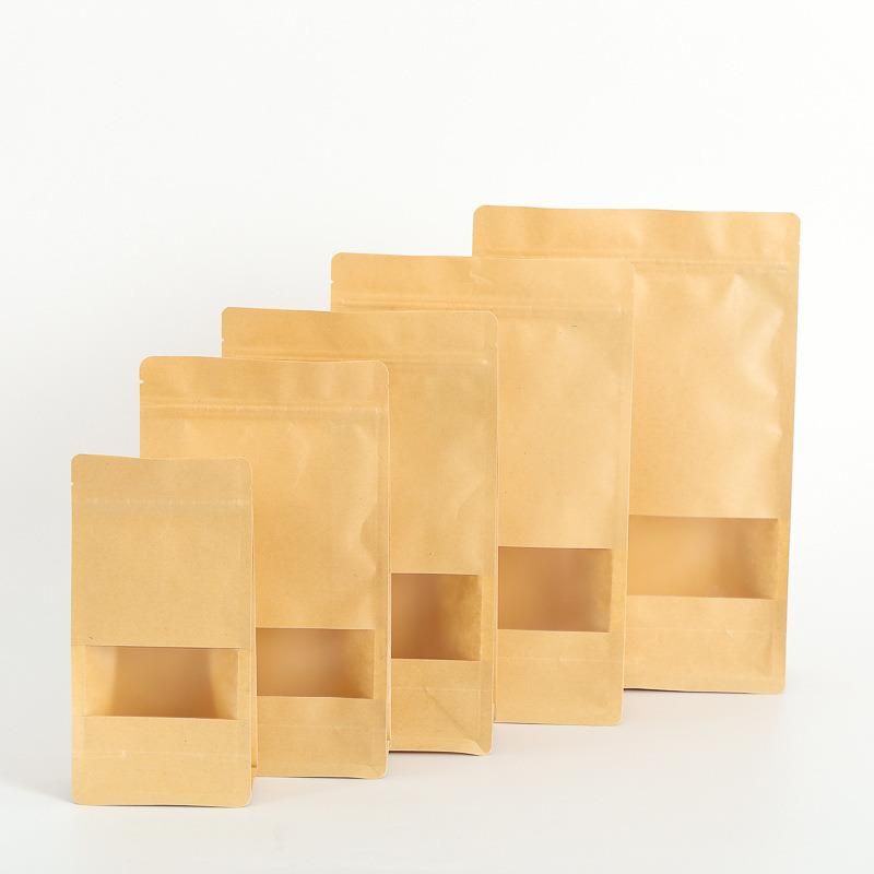 Disposable Food Grade Custom Logo Printing Food Paper Pouch Packaging Bag