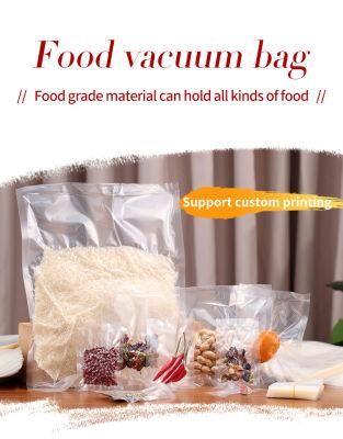 Textured Embossed Food Grade Heavy Duty PE Transparent Sealer Vacuum Bag