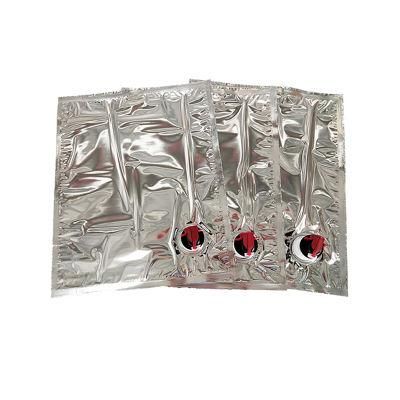 Logo Print 3L/5L Aluminium Foil Wine Dispenser Bag in Box