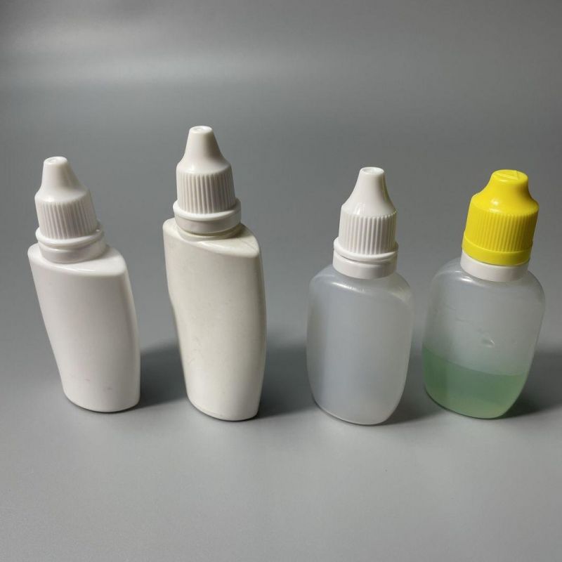 Plastic Oval E Liquid Medicine Squeeze Empty Eye Dropper Bottle