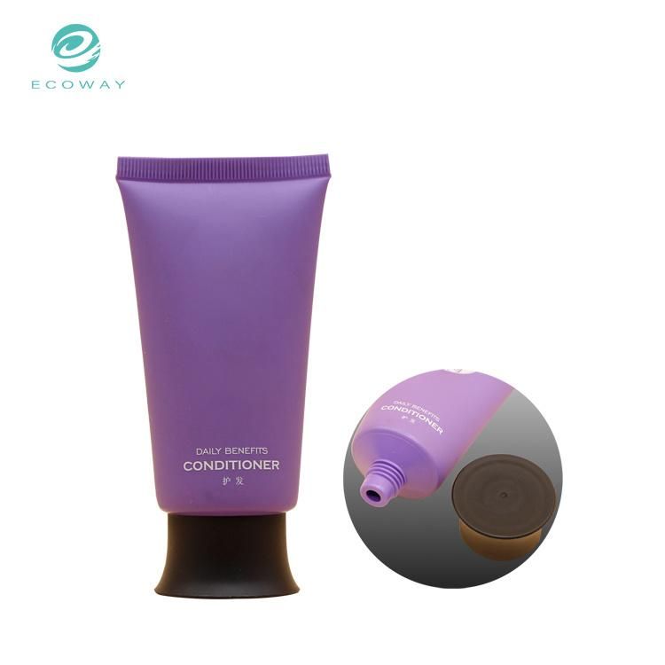 High Quality Hair Conditioner Plastic PE Cosmetic Tube with Doctor Cap