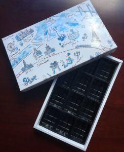 Paper Chocolate Packaging Box with Divider Tray