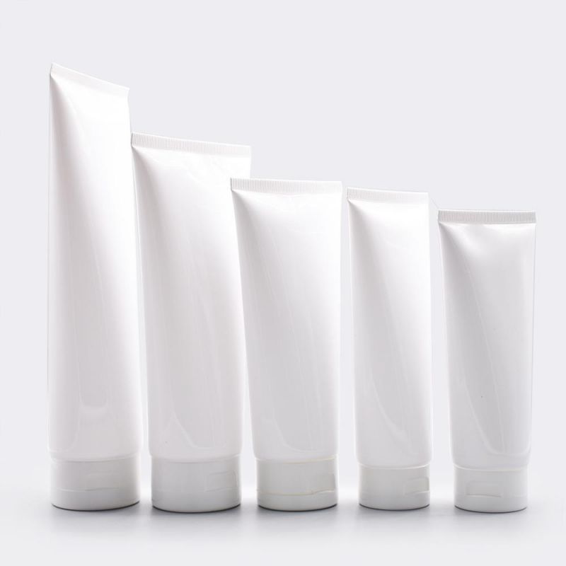 Custom Logo White Red Design Cosmetic Plastic Tube, Cheap 30ml 50ml 60ml Cosmetic Cream Tube!