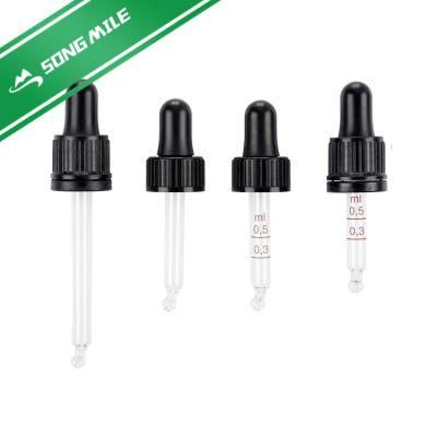 Aluminum Medicine Dropper Bottle Cap with Plastic Pipette