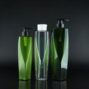 Big Capacity 800ml Transparent Green Color Pet Shampoo Bottle.
