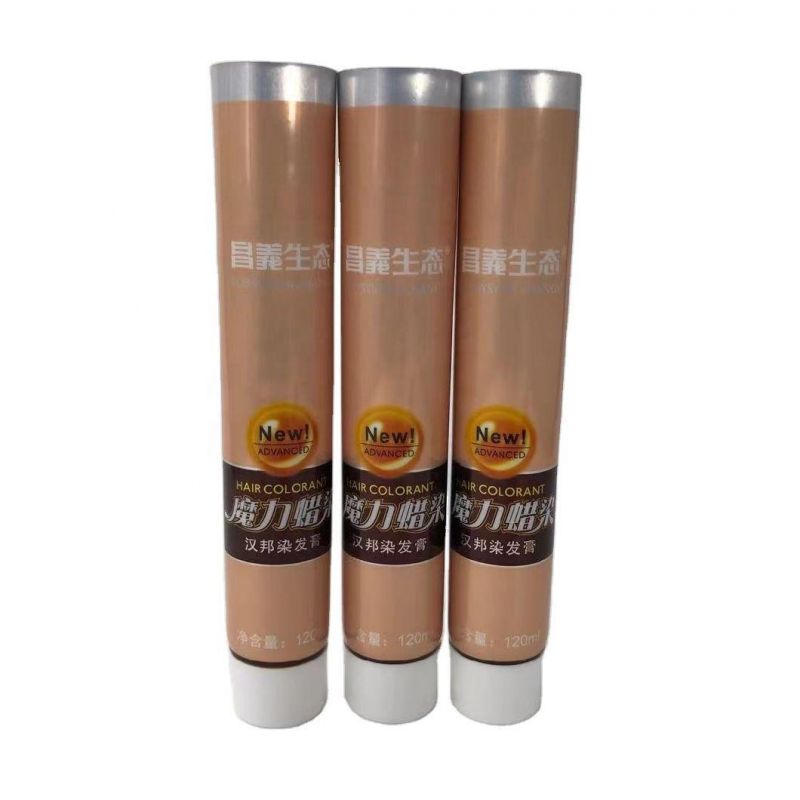 Cosmetic Tube with Silver Standard Screw Cap for Skin Packaging From China