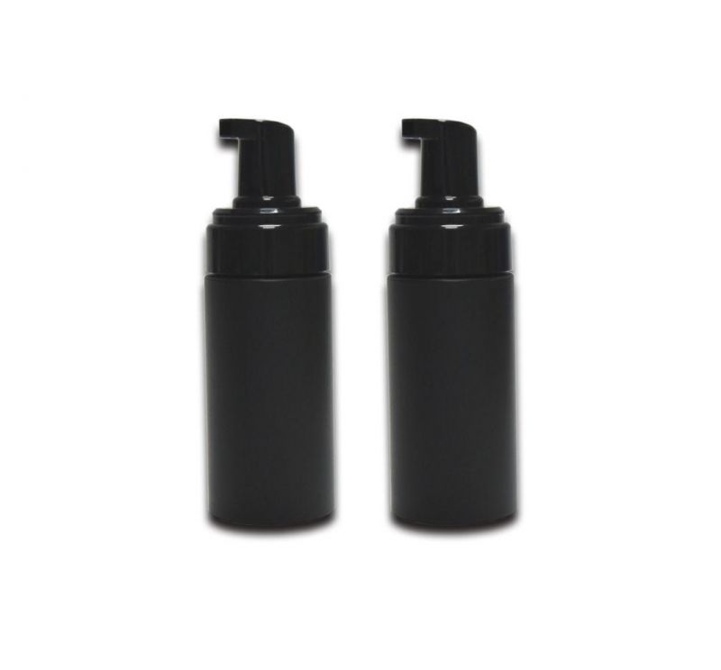 150ml 200ml Black Cosmetic Packaging Spray Bottle Trigger Spray Bottle Plastic Foam Pump Bottle Round Plastic Jar