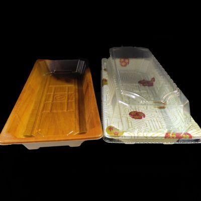 Wholesale Blister Plastic Food Tray Disposable Container For Sushi box