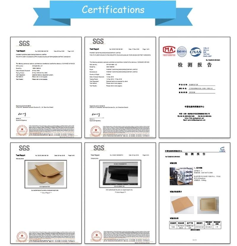 Different Type of Air Transport Anti Pallet Slip Sheet for Transport Shipment