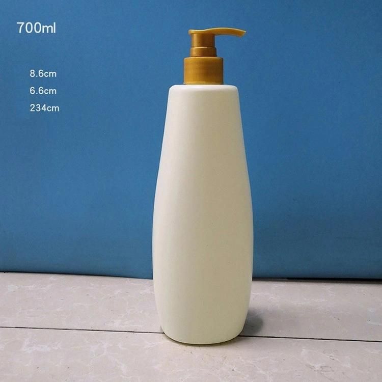 Hot Sale PE Empty Cosmetic Shampoo Bottle with Flip Cap