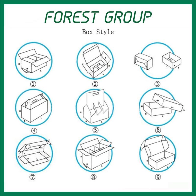 New Year Large Cubic Corrugated Board Packaging Box