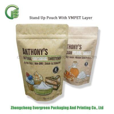 150g Chocolate Powder Food Packaging Bag Ground Coffee Ziplock Stand up Foil Laminated Plastic Doypack Pouches