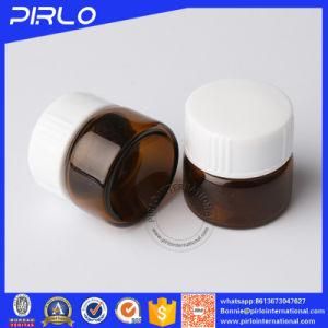 5ml Amber Color Tubular Glass Vial with Concave Bottom Empty Cosmetic Essential Oil