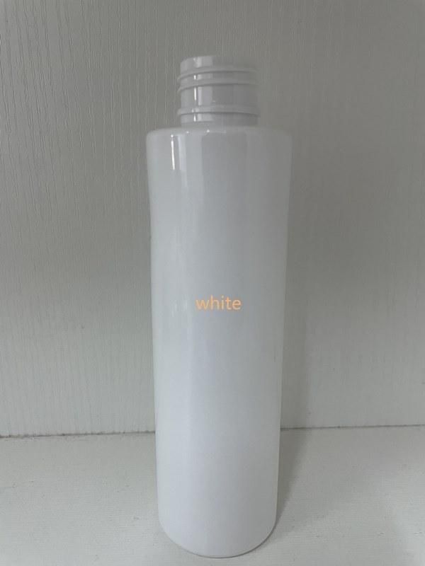 150ml White /Frosted White Flat Shoulder Plastic Bottle with Korean Long Sprayer Pump