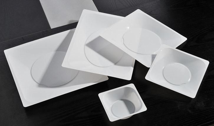 Easylife S051238 5′′ (12cm) PS Plastic Square Bowl
