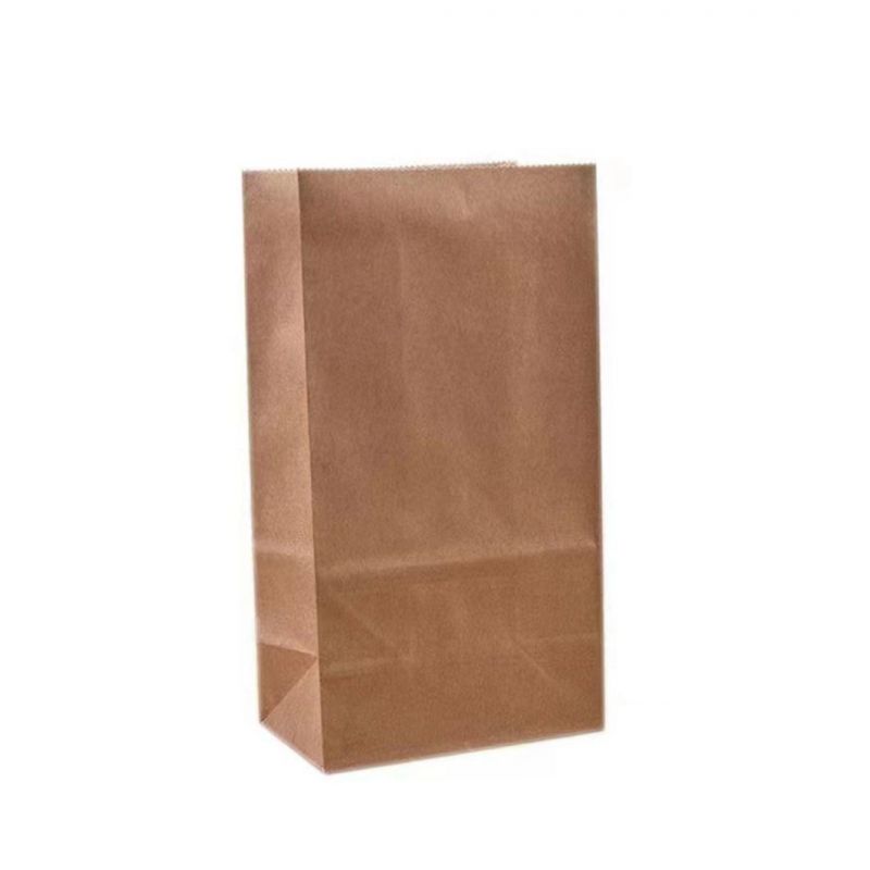 Hot Sale Grease Proof Coated Food Kraft Paper Bag for Fried Food/Compostable Bag
